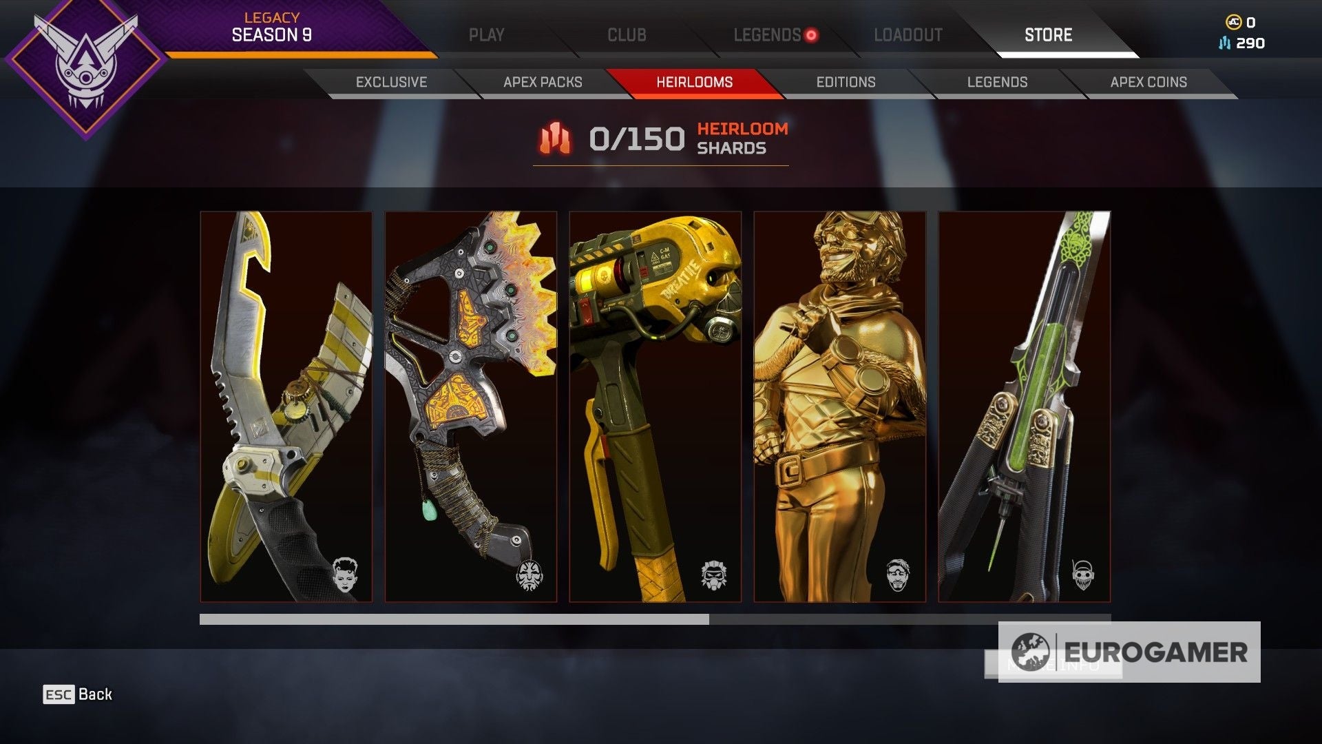 Apex Legends Heirloom Shards Drop rate and how to find Heirloom Shards